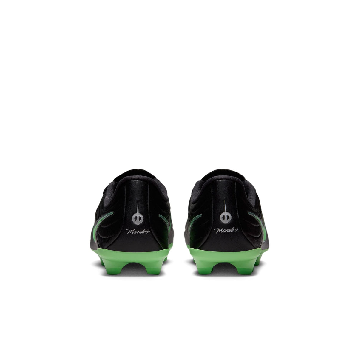 Nike Junior Tiempo Maestro Academy FG Firm Ground Soccer Cleat - Black/Illusion Green