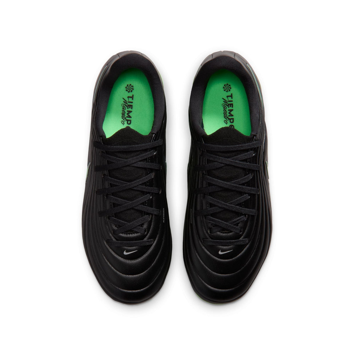 Nike Junior Tiempo Maestro Academy FG Firm Ground Soccer Cleat - Black/Illusion Green