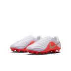 Nike Junior Tiempo Maestro Academy FG Firm Ground Soccer Cleat -  White/Blur/Bright Crimson