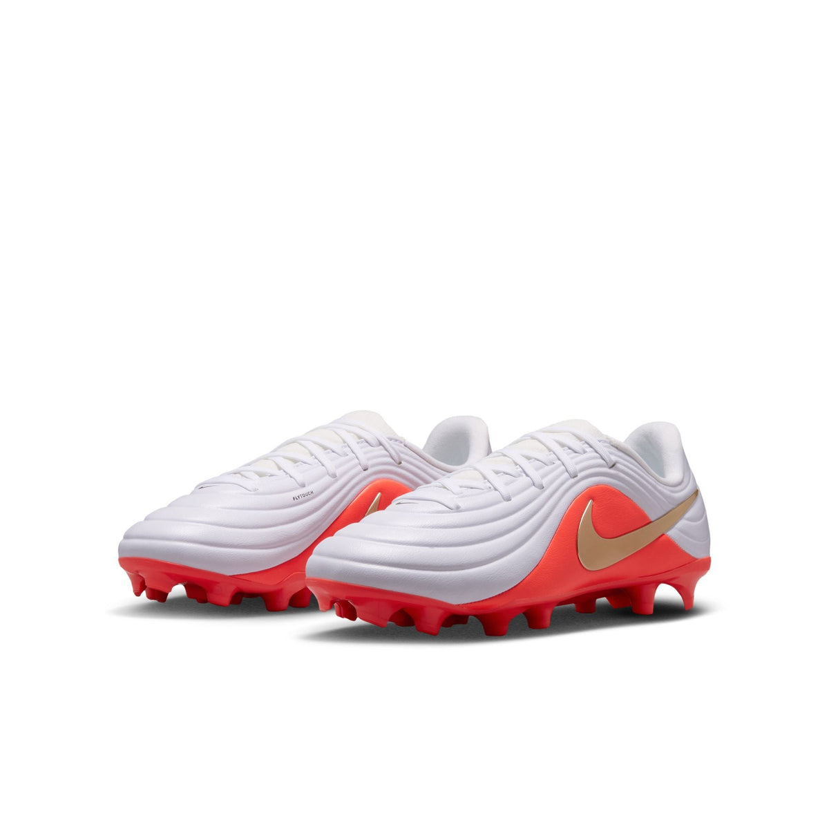 Nike Junior Tiempo Maestro Academy FG Firm Ground Soccer Cleat -  White/Blur/Bright Crimson