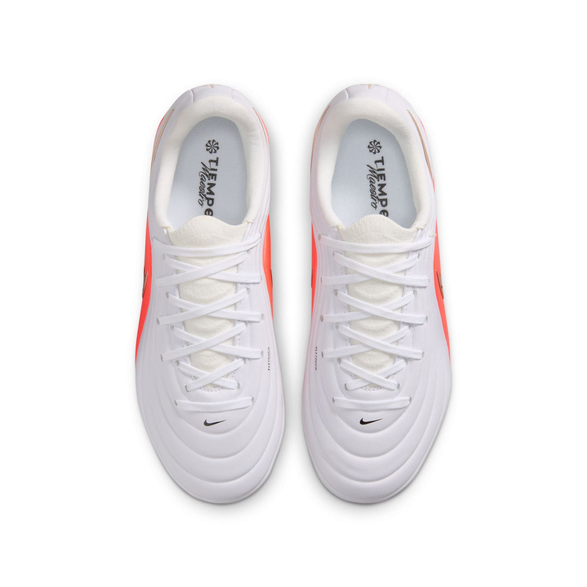 Nike Junior Tiempo Maestro Academy FG Firm Ground Soccer Cleat -  White/Blur/Bright Crimson