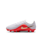 Nike Junior Tiempo Maestro Academy FG Firm Ground Soccer Cleat -  White/Blur/Bright Crimson