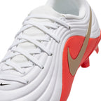 Nike Junior Tiempo Maestro Academy FG Firm Ground Soccer Cleat -  White/Blur/Bright Crimson