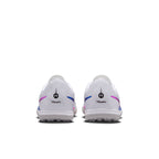 Nike Junior Tiempo Maestro Academy TF Turf Soccer Cleat - White/Black/Racer Blue/Pink Blast