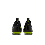 Nike Junior Tiempo Maestro Club FG Firm Ground Soccer Cleats- Black/Black/Volt