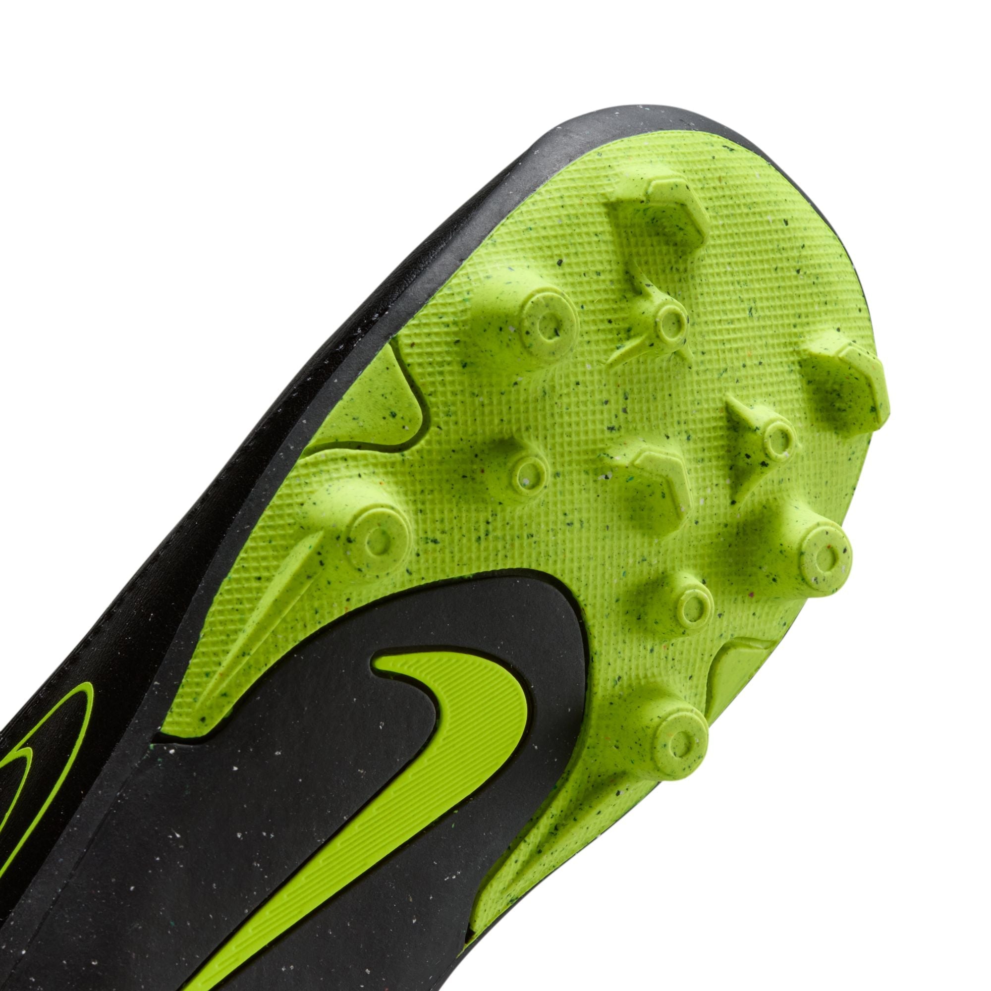 Nike Junior Tiempo Maestro Club FG Firm Ground Soccer Cleats- Black/Black/Volt
