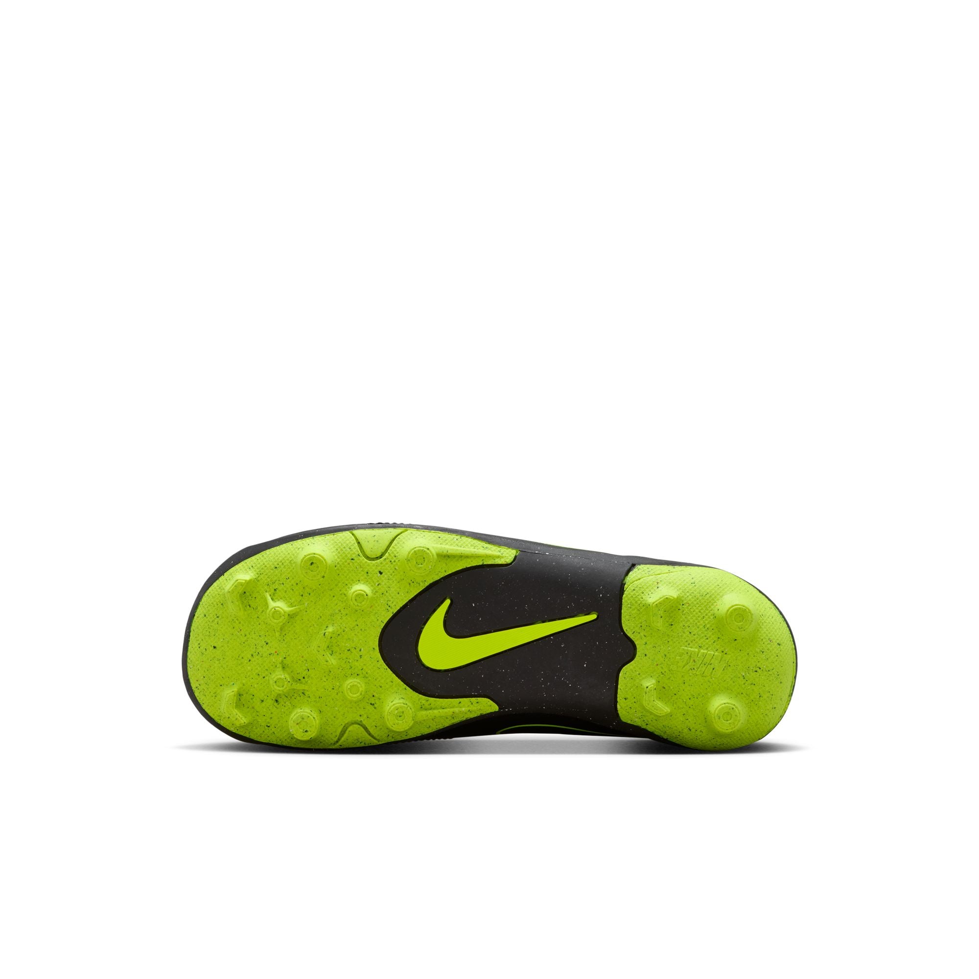 Nike Junior Tiempo Maestro Club FG Firm Ground Soccer Cleats- Black/Black/Volt