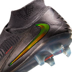 Nike Phantom 6 High Elite LV8 FG Firm Ground Soccer Cleats -Medium Ash/Gold Amber/Black