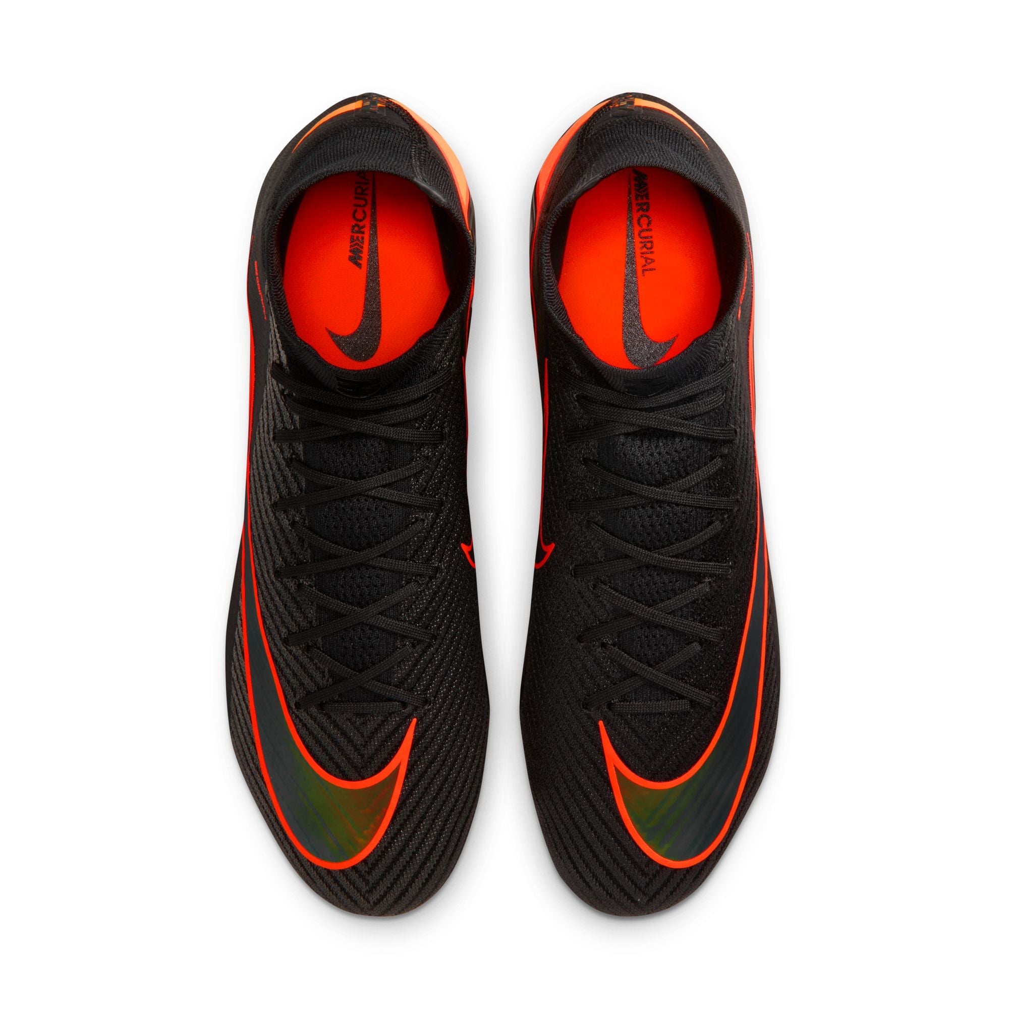 Nike Air Zoom Mercurial Superfly 10 Elite LV8 FG Firm Ground Soccer Cleats- Black/Hyper Crimson