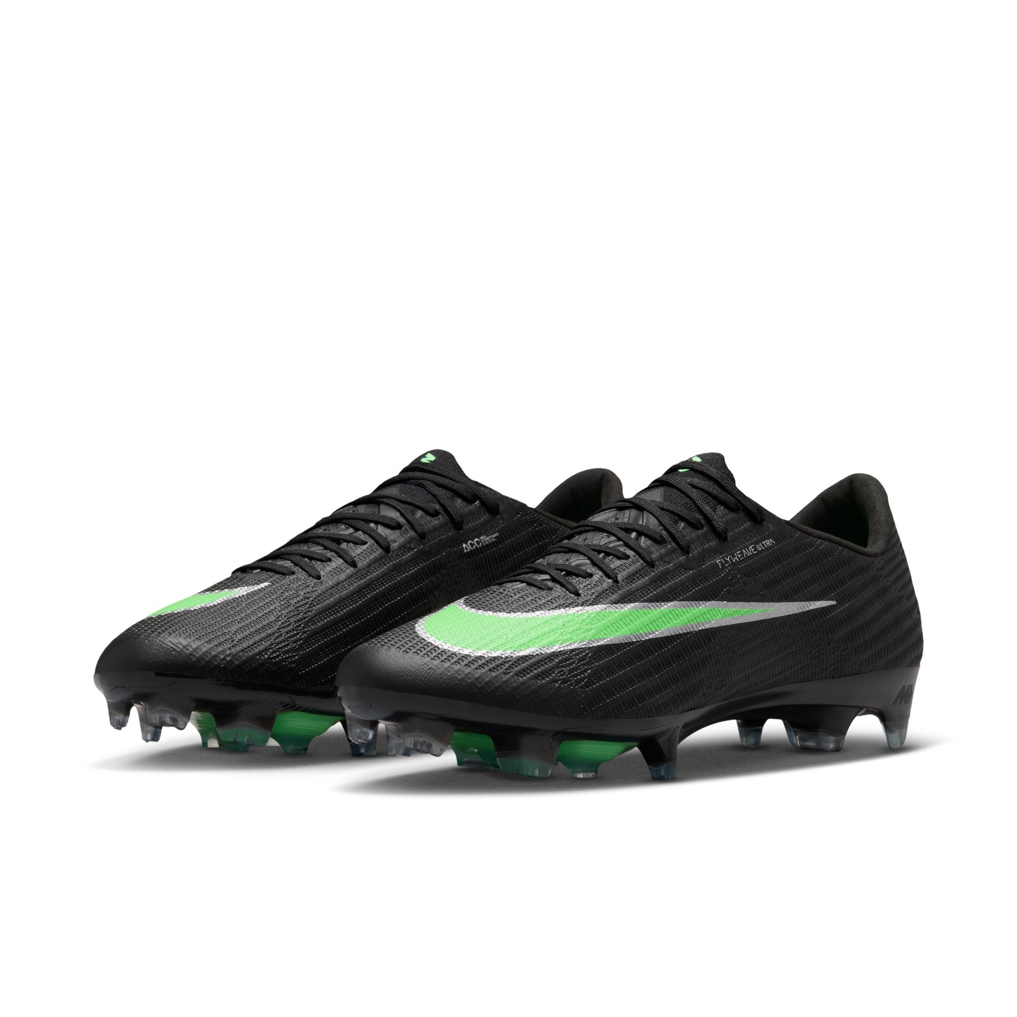 Nike Air Zoom Mercurial Superfly 11 Elite FG Firm-Ground Low-Top Soccer Cleats- Black/Illusion Green/Black