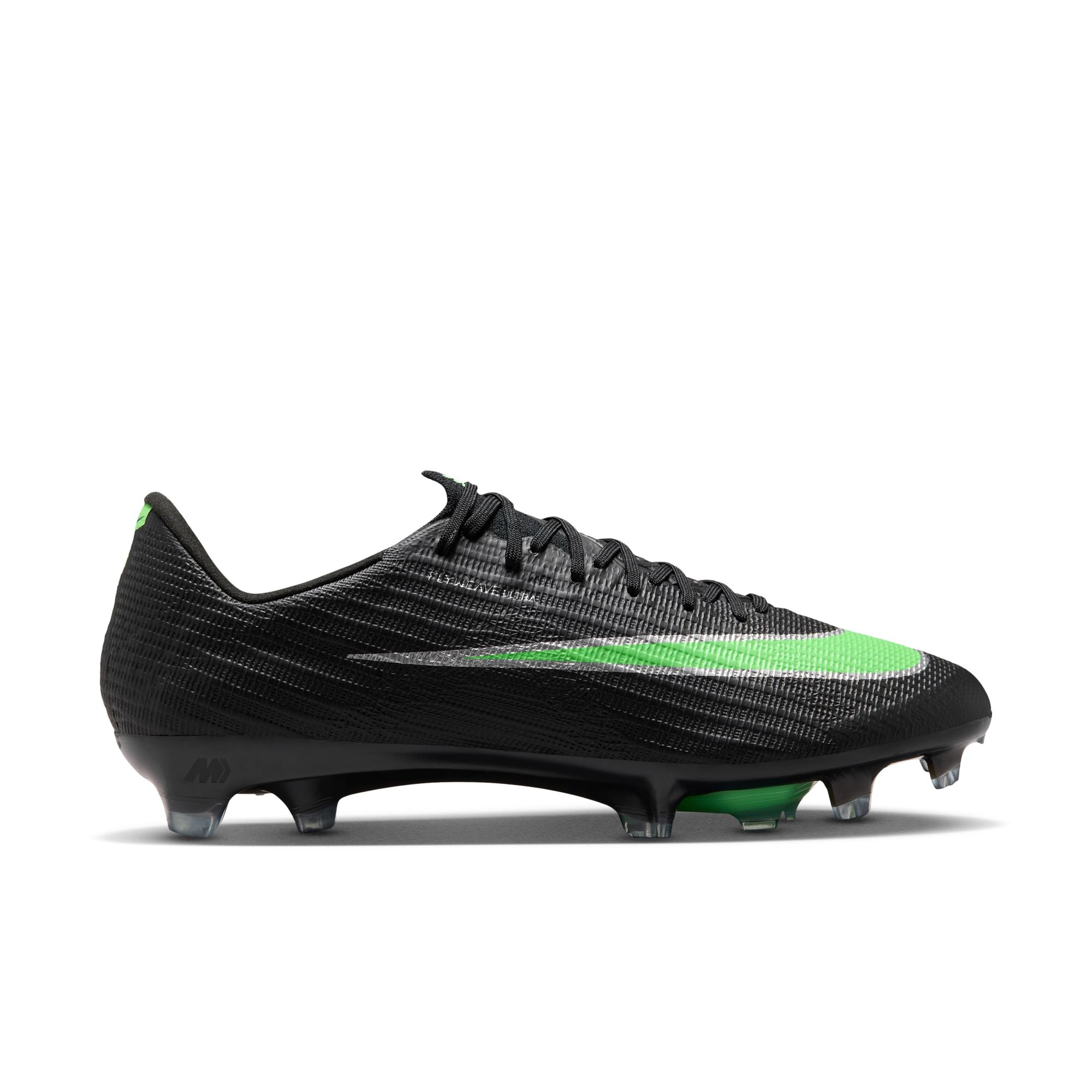 Nike Air Zoom Mercurial Superfly 11 Elite FG Firm-Ground Low-Top Soccer Cleats- Black/Illusion Green/Black