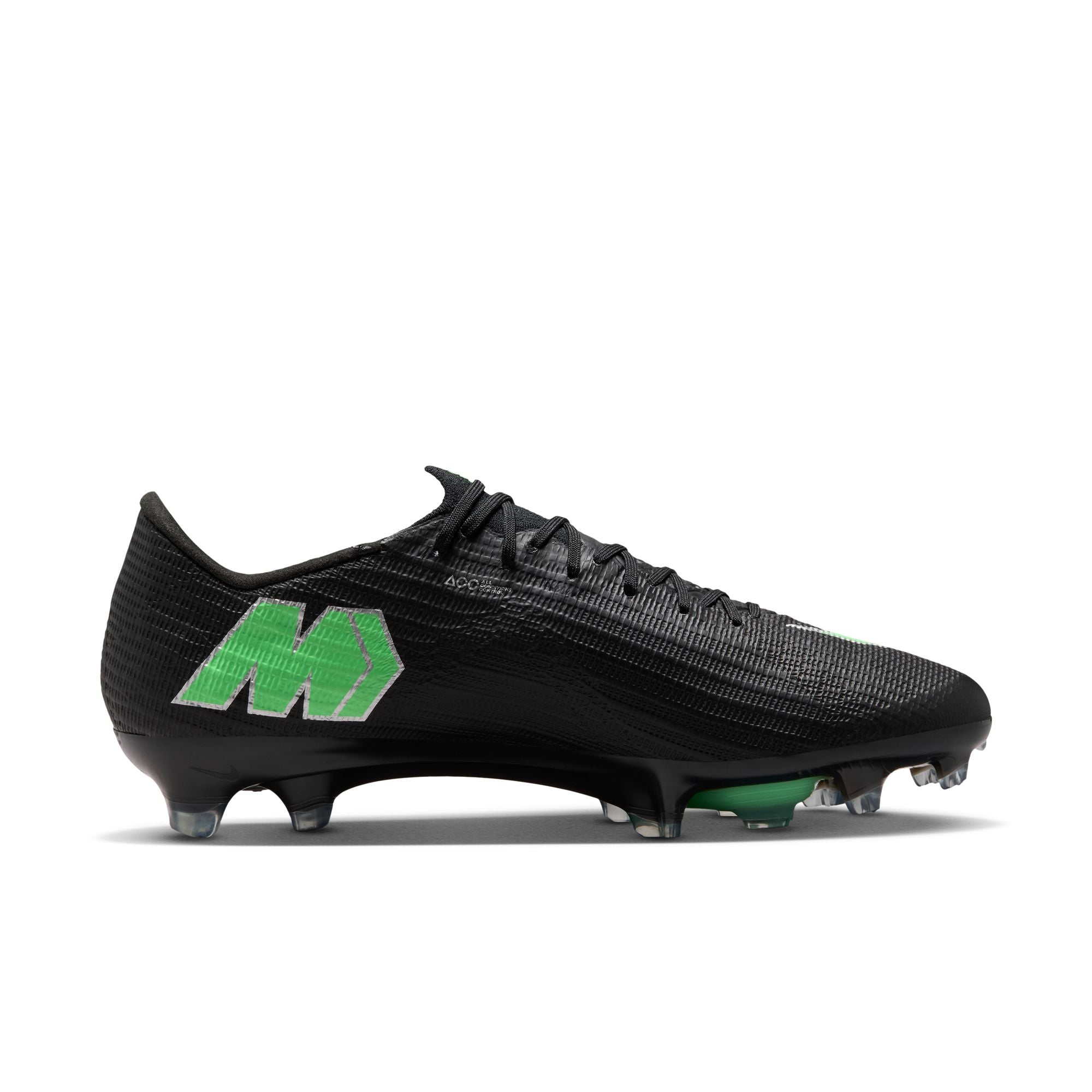 Nike Air Zoom Mercurial Superfly 11 Elite FG Firm-Ground Low-Top Soccer Cleats- Black/Illusion Green/Black