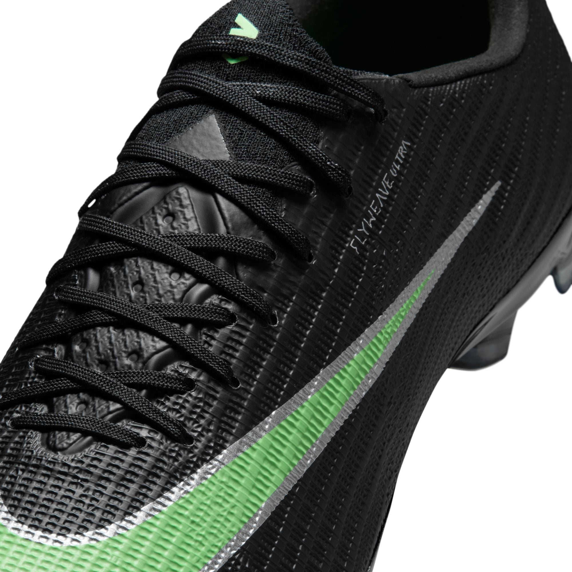 Nike Air Zoom Mercurial Superfly 11 Elite FG Firm-Ground Low-Top Soccer Cleats- Black/Illusion Green/Black