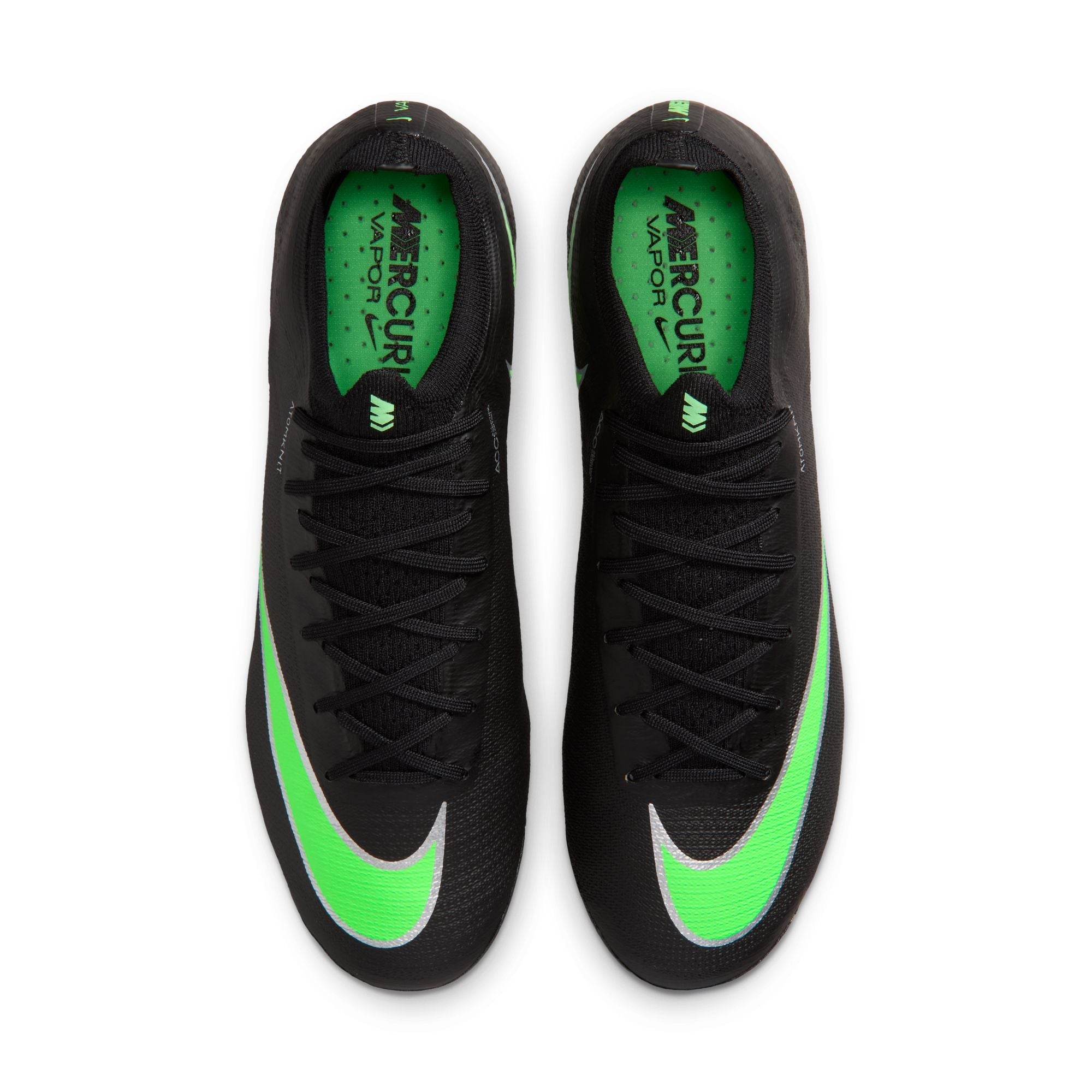 Nike Mercurial Vapor 17 Elite FG Firm-Ground Low-Top Soccer Cleats -  Black/Illusion Green/Black