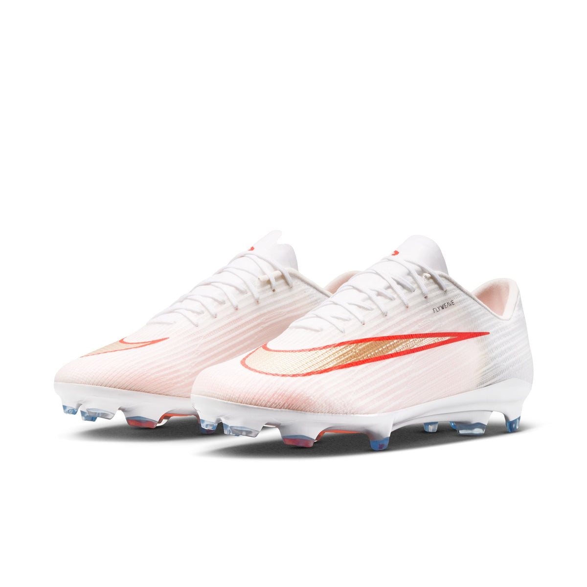 Nike Mercurial Superfly 11 Pro FG Firm-Ground Low-Top Soccer Cleats- White/Blur/ Bright Crimson