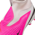 Nike Junior Phantom 6 High Academy FG Firm Ground Soccer Cleats- Multi Color/Black