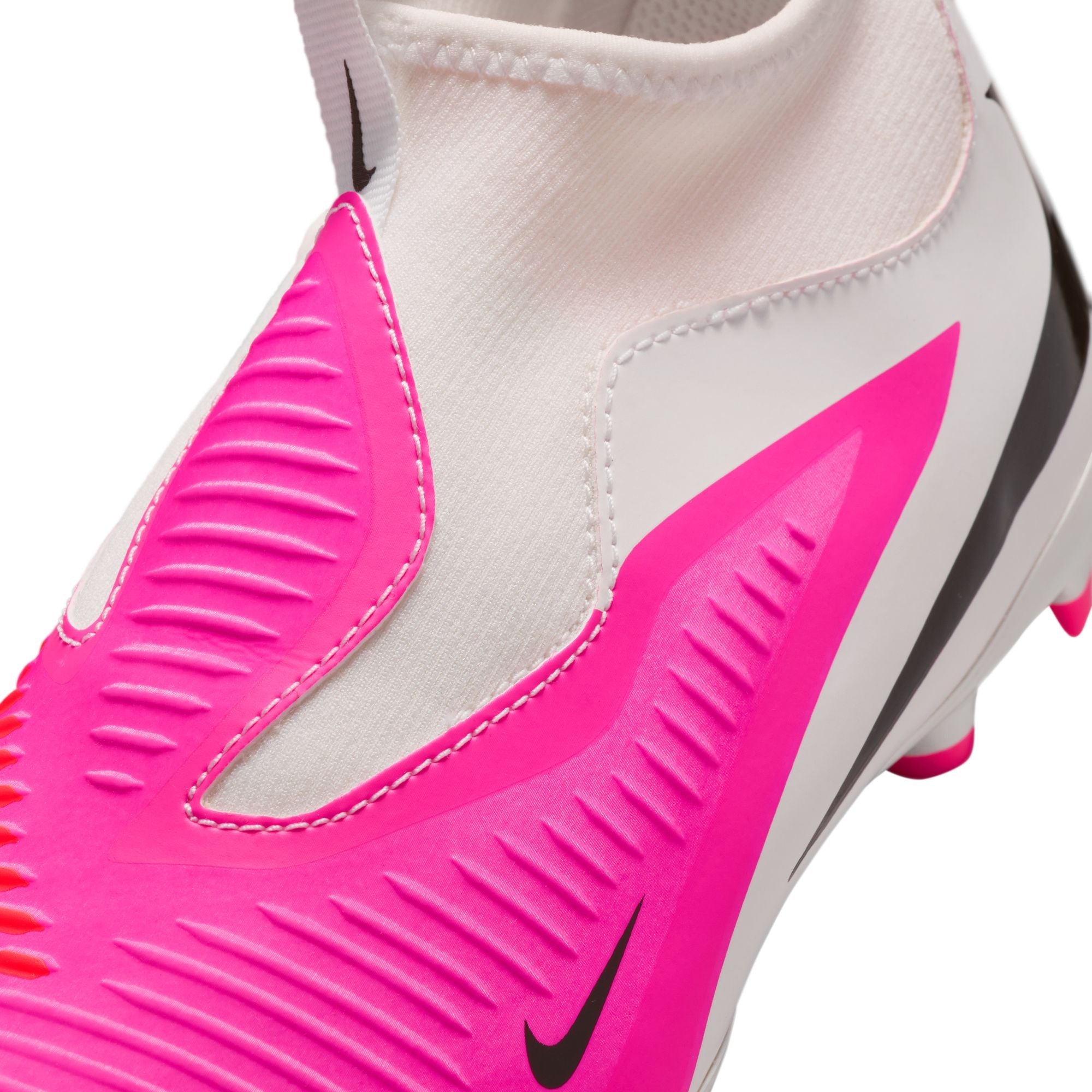Nike Junior Phantom 6 High Academy FG Firm Ground Soccer Cleats- Multi Color/Black