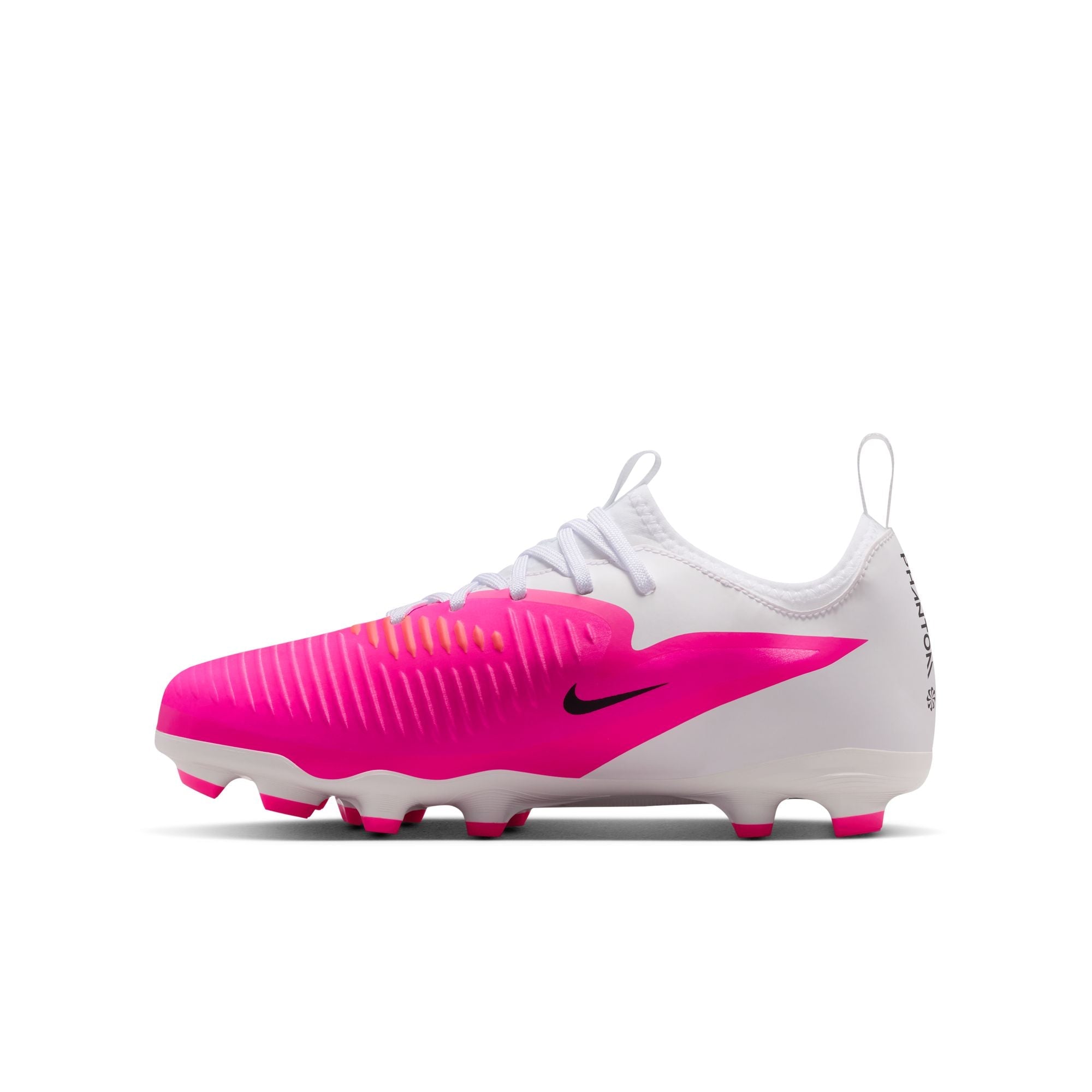 Nike Junior Phantom 6 Low Academy FG Firm Ground Soccer Cleats- Multi Color/Black