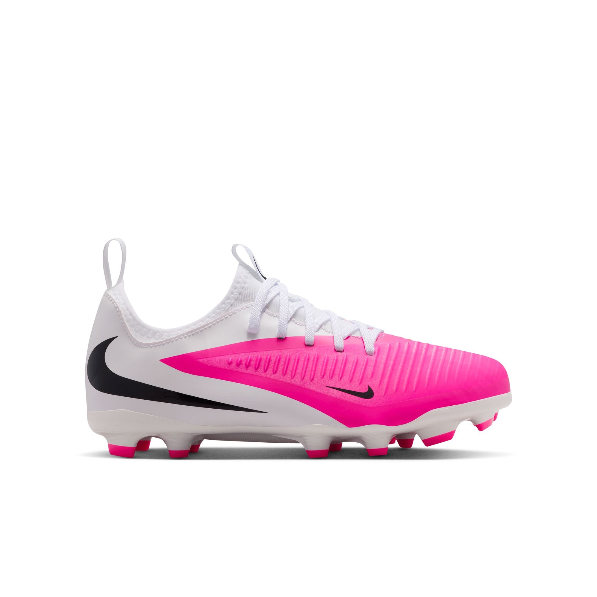 Nike Junior Phantom 6 Low Academy FG Firm Ground Soccer Cleats- Multi Color/Black