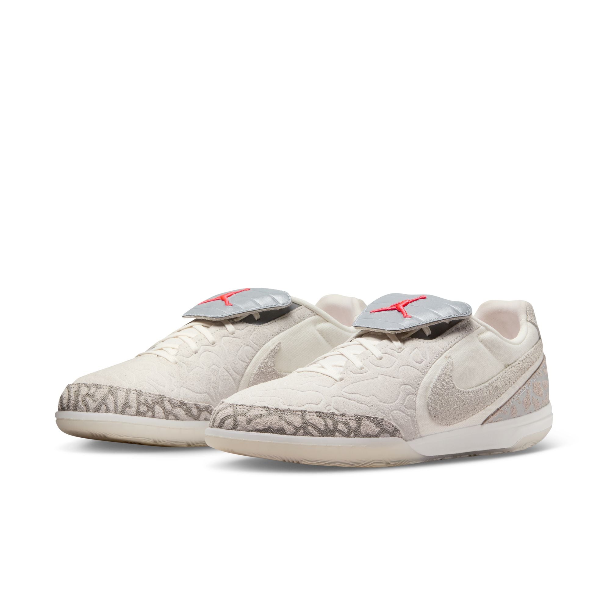 Nike Jordan Tiempo Streetgato SE Indoor/Court Low-Top Soccer Shoes-  Phantom/Sail/ Infrared 23