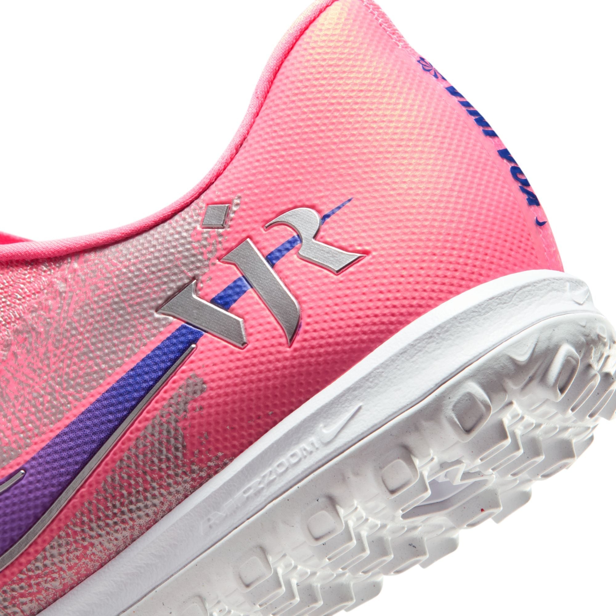 Nike Mercurial Vapor 16 Academy "Vini Jr." TF Turf Soccer Shoes -Sunset Pulse/Old Royal