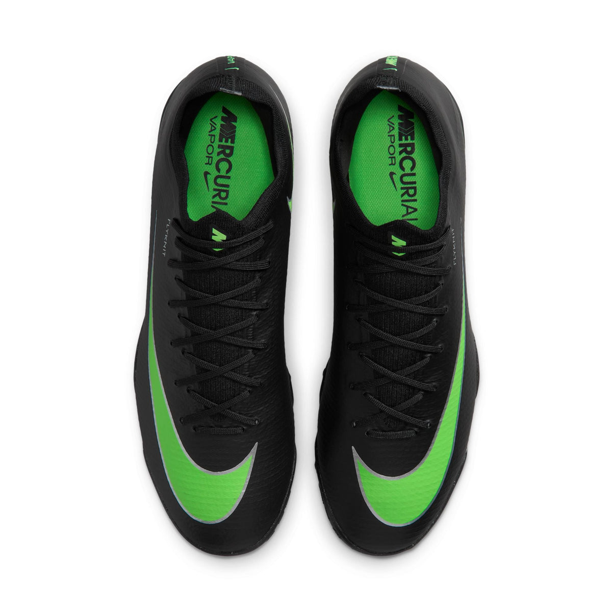 Nike Air Zoom Mercurial Vapor 17 Pro TF Turf Low-Top Soccer Cleats - Black/Illusion Green/Black