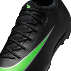 Nike Air Zoom Mercurial Vapor 17 Pro TF Turf Low-Top Soccer Cleats - Black/Illusion Green/Black