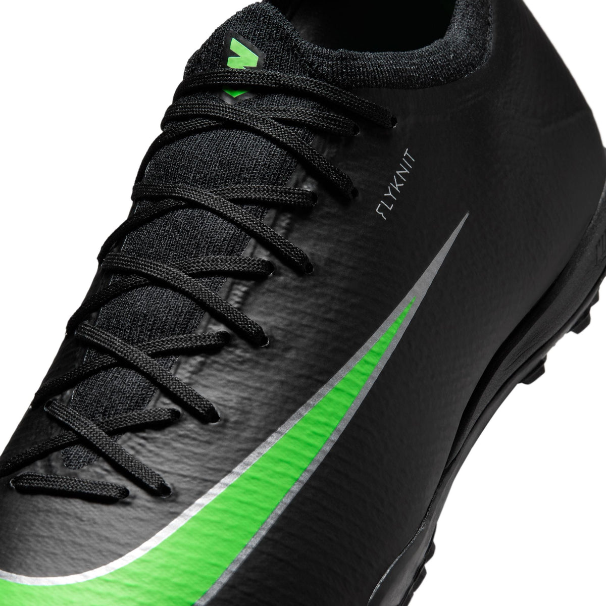 Nike Air Zoom Mercurial Vapor 17 Pro TF Turf Low-Top Soccer Cleats - Black/Illusion Green/Black