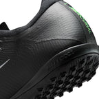 Nike Air Zoom Mercurial Vapor 17 Pro TF Turf Low-Top Soccer Cleats - Black/Illusion Green/Black