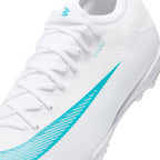 Nike Mercurial Vapor 17 Pro TF Turf Soccer Cleats- White/Dusty Cactus