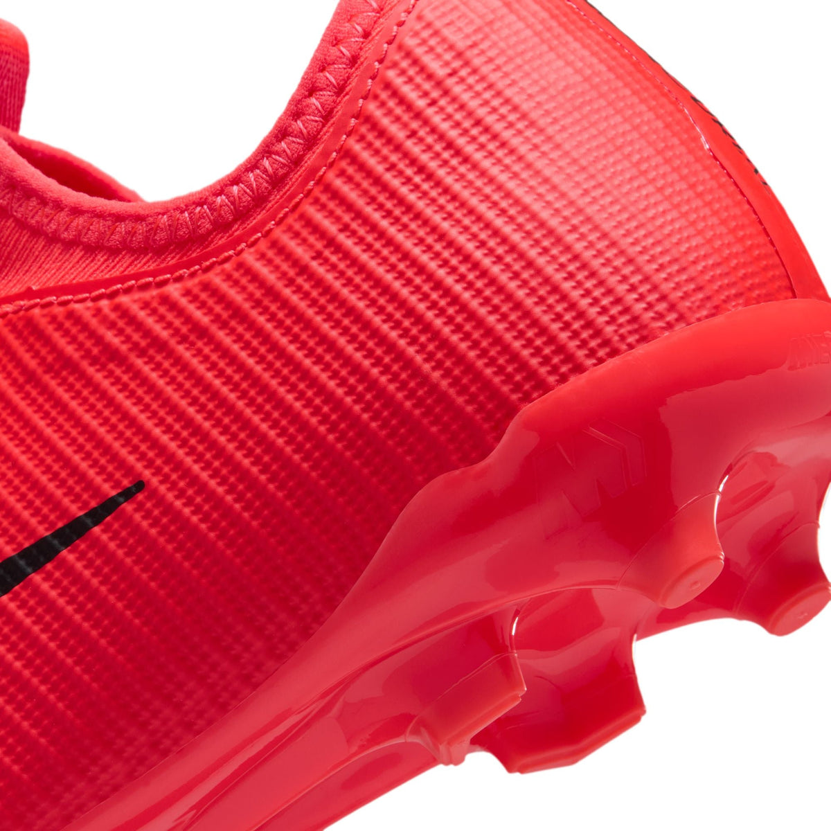 Nike Junior Mercurial Vapor 17 Academy FG Firm Ground Low-Top Soccer Cleats-  Bright Crimson/Blur