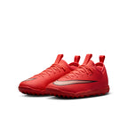 Nike Junior Mercurial Vapor 17 Academy TF Turf Soccer Cleats-Bright Crimson/Blur