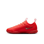 Nike Junior Mercurial Vapor 17 Academy TF Turf Soccer Cleats-Bright Crimson/Blur