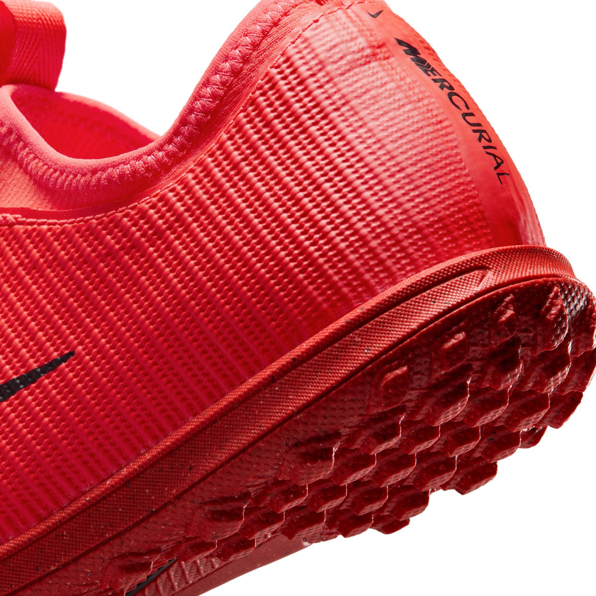 Nike Junior Mercurial Vapor 17 Academy TF Turf Soccer Cleats-Bright Crimson/Blur