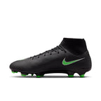 Nike Mercurial Superfly 11 Academy FG Firm Ground High-Top Soccer Cleats- Black/Illusion Green/Black