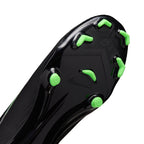 Nike Mercurial Superfly 11 Academy FG Firm Ground High-Top Soccer Cleats- Black/Illusion Green/Black
