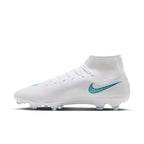 Nike Mercurial Superfly 11 Academy FG/MG Multi-Ground High-Top Soccer Cleats- White/Dusty Cactus