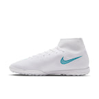 Nike Mercurial Superfly 11 Academy TF Turf High-Top Soccer Cleats- White/Dusty Cactus