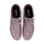 Nike Tiempo Ligera Pro Fold Tongue FG Firm Ground Soccer Cleats- Bleached Lilac/Black/Total Orange