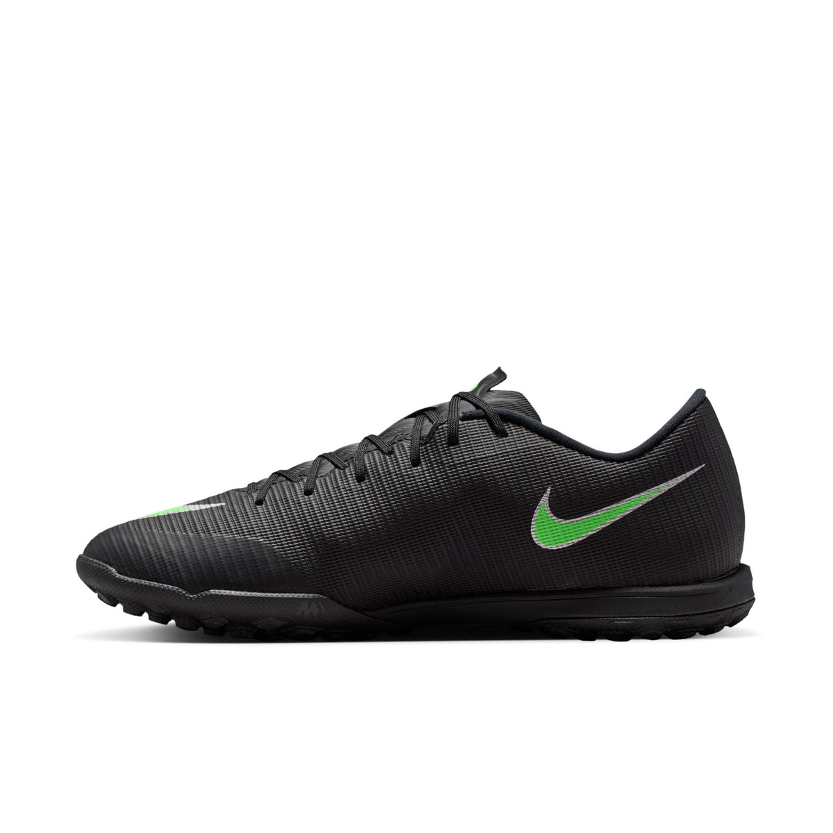 Nike Mercurial Vapor 17 Academy TF Turf Soccer Cleats- Black/Illusion Green/Black