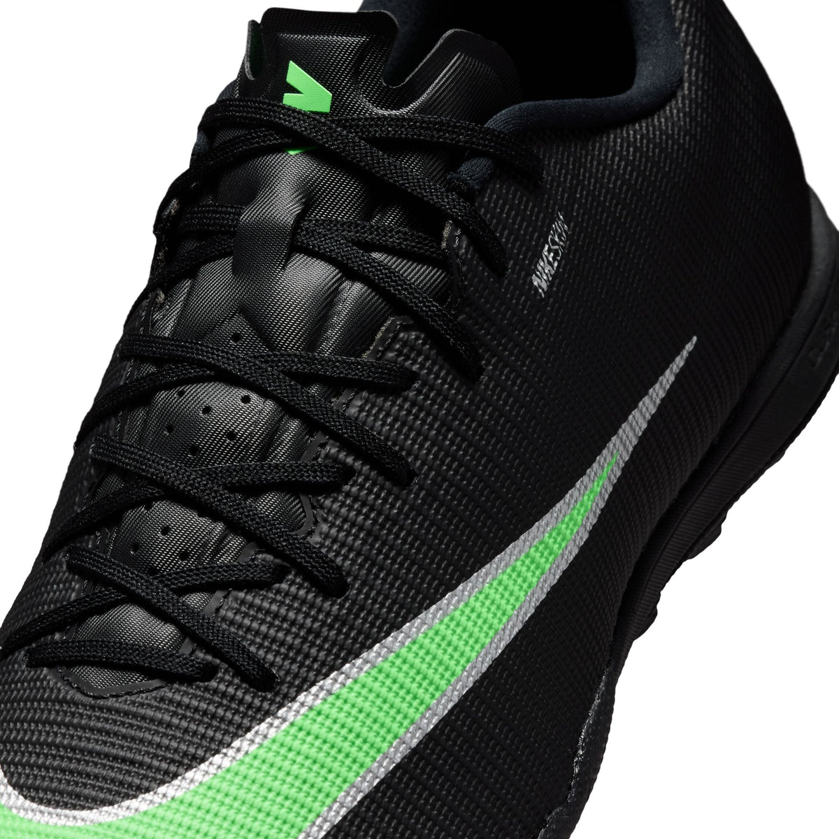 Nike Mercurial Vapor 17 Academy TF Turf Soccer Cleats- Black/Illusion Green/Black