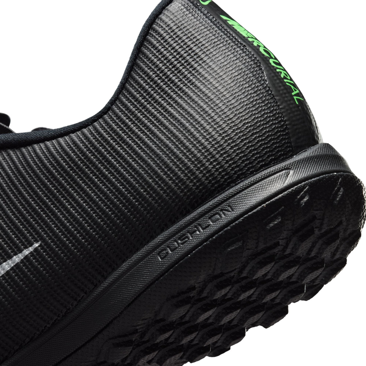 Nike Mercurial Vapor 17 Academy TF Turf Soccer Cleats- Black/Illusion Green/Black
