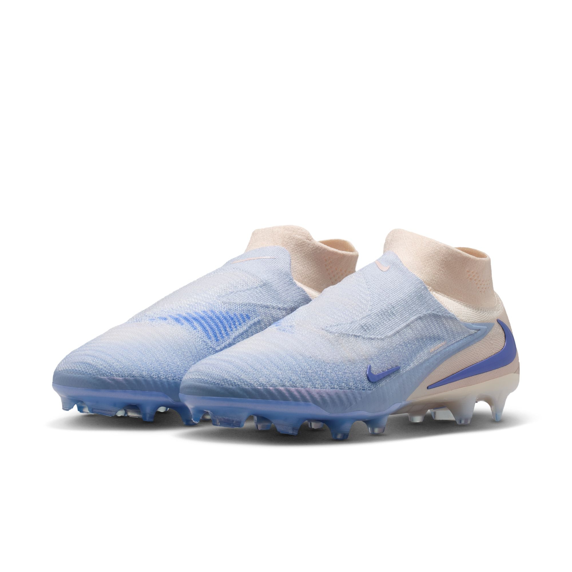 Nike Phantom 6 High Elite LV8 FG Firm Ground Soccer Cleats - Ghost/Guava Ice