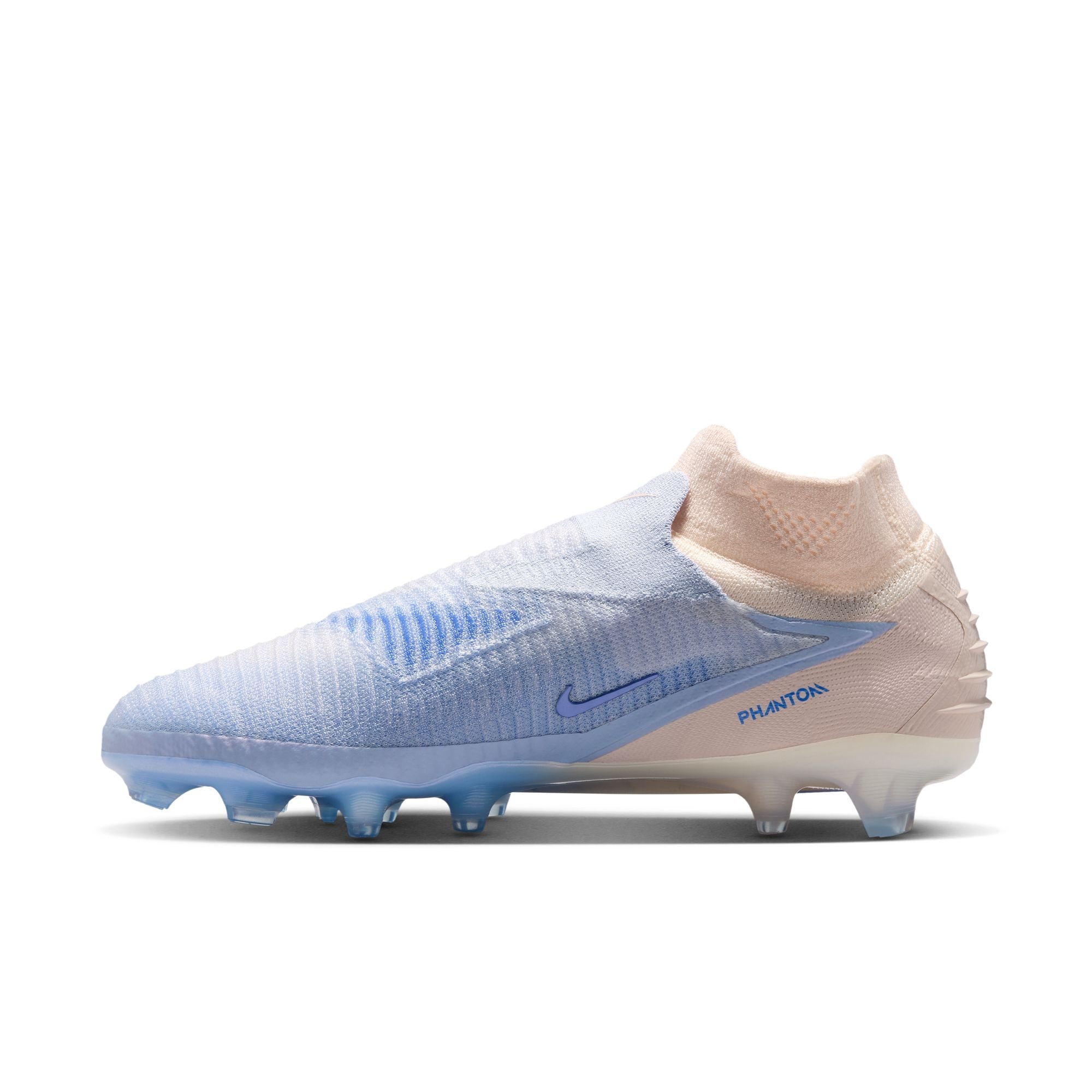 Nike Phantom 6 High Elite LV8 FG Firm Ground Soccer Cleats - Ghost/Guava Ice