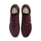 Nike United Superfly 10 Elite FG Firm Ground Soccer Cleats- Burgundy Crush/Metallic Silver