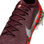 Nike United Vapor 16 Elite Firm-Ground Low-Top Soccer Cleats- Burgundy Crush/Metallic Silver