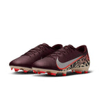 Nike United Mercurial Vapor 16 Academy FG Firm Ground Soccer Cleat - Burgundy Crush/Metallic Silver
