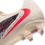 Nike United Phantom 6 Low Academy FG Firm Ground Soccer Cleats- Burgundy Crush/University Red/ Fossil
