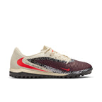 Nike Phantom 6 Low Academy TF Turf Soccer Cleats-  Burgundy Crush/University Red/Fossil