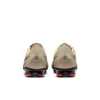 Nike Tiempo Maestro Academy FG Firm Ground Soccer Cleat - Fossil/Metallic Silver/Burgundy Crush